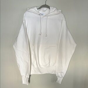 Champion White Heavy Hoodie for Women size M